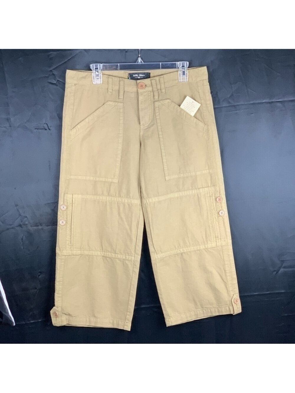 NEW-BILLY Blues Roll up Cargo Style Cropped Pants